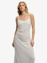 Superdry White Printed Cami Maxi Dress - Image 6 of 8