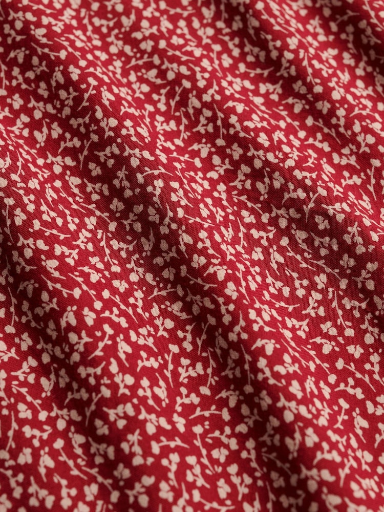 Superdry Red Printed Cami Mini Dress - Image 2 of 2 Superdry Red Printed Cami Mini Dress - Image 2 of 2