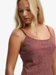 Superdry Red Printed Cami Mini Dress - Image 3 of 8