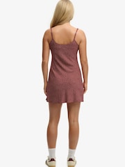Superdry Red Printed Cami Mini Dress - Image 5 of 8