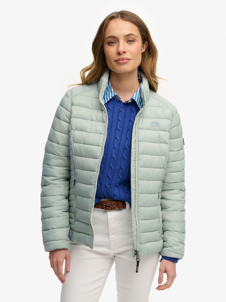 Superdry Green Fuji Lite Padded Jacket - Image 1 of 6