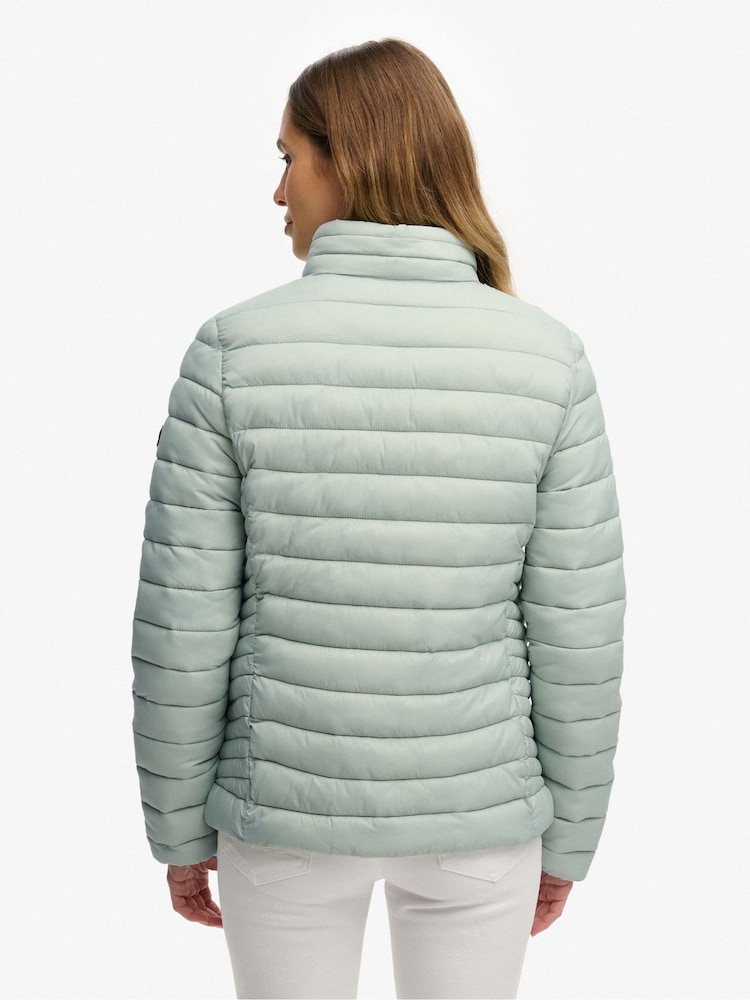 Superdry Green Fuji Lite Padded Jacket - Image 2 of 6