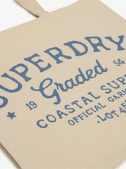 Superdry Natural Tote Bags - Image 3 of 3