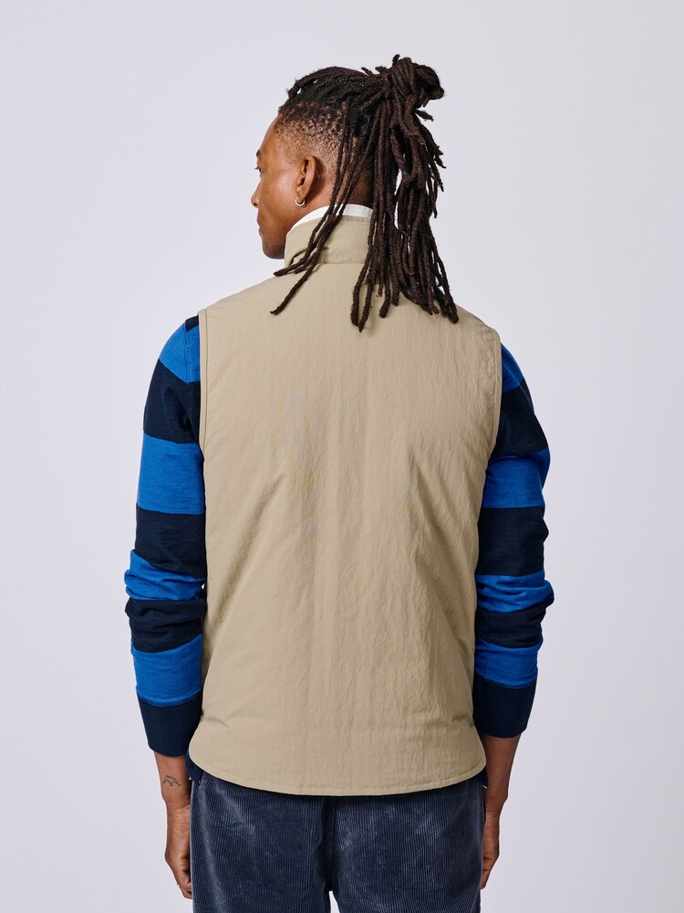 Aubin Green Lancaster Lightweight Nylon Gilet - Image 2 of 8 Aubin Green Lancaster Lightweight Nylon Gilet - Image 2 of 8