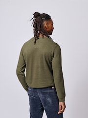 Aubin Green Anderson Long Sleeve T-Shirt - Image 4 of 5