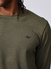 Aubin Green Anderson Long Sleeve T-Shirt - Image 5 of 5