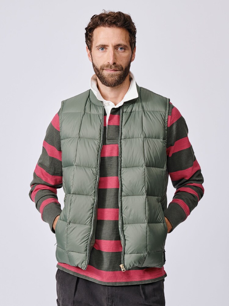 Aubin Green Herriot Down Gilet - Image 1 of 7 Aubin Green Herriot Down Gilet - Image 1 of 7