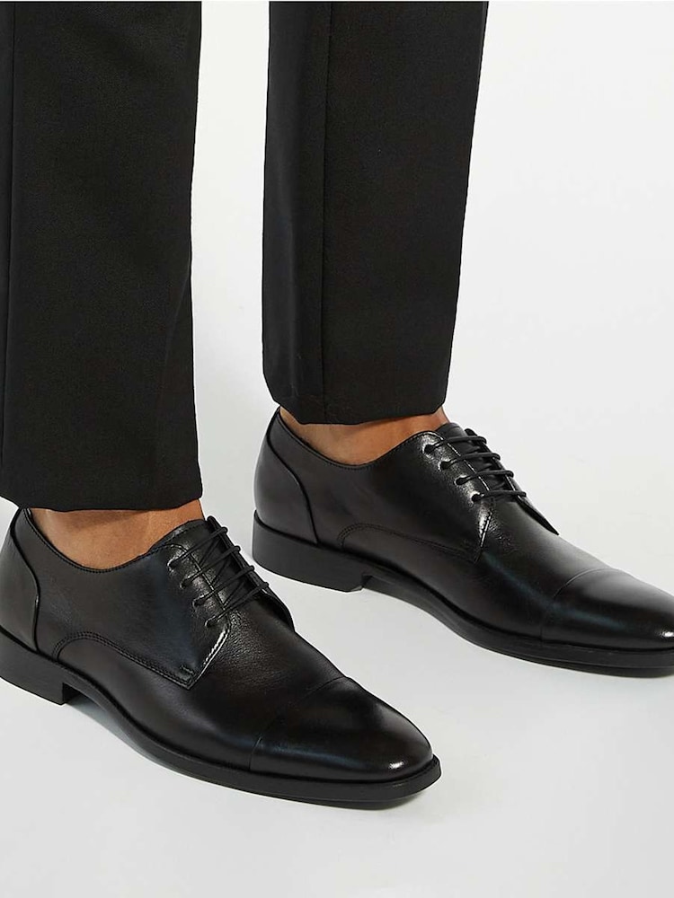 Dune London Black Suffix Flex Sole Toecap Shoes - Image 9 of 9