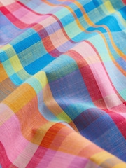 Multi Bright Check Strappy Playsuit (3mths-10yrs) - Image 3 of 4