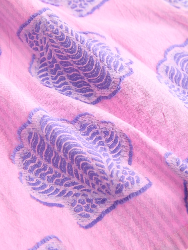 Pink/Purple Shell Strappy Playsuit (3mths-10yrs) - Image 8 of 8