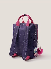 Monsoon Blue Floral Print School Backpack - Image 2 of 4