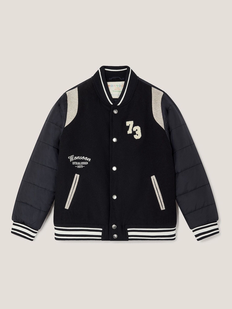 Monsoon Varsity Bomber Jacket - صورة 2 من 4 Monsoon Varsity Bomber Jacket - صورة 2 من 4