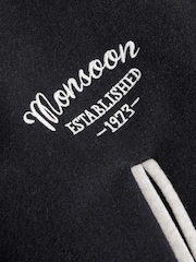 Monsoon Varsity Bomber Jacket - صورة 4 من 4