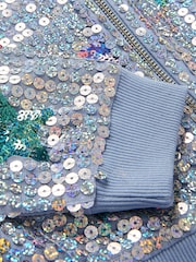 Monsoon Star & Heart Sequin Bomber Jacket - Imagen 4 de 4