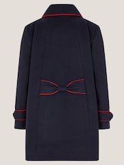 Monsoon Blue Piped Bow Coat - Image 3 of 3