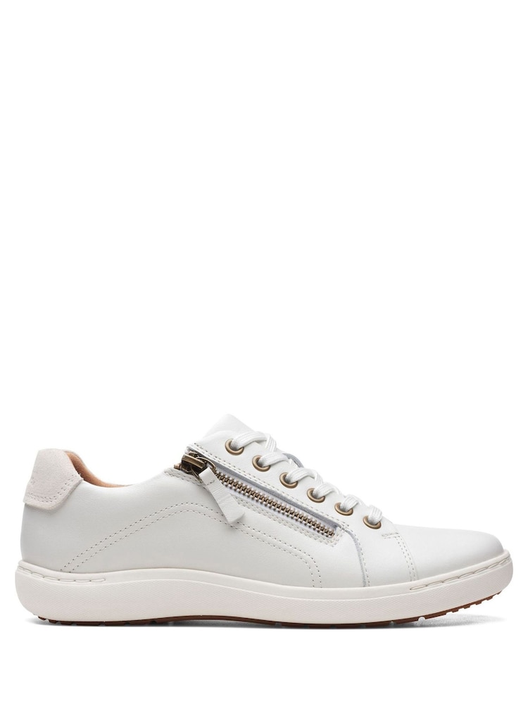 Clarks White Nalle Lace Shoes - Image 1 of 7