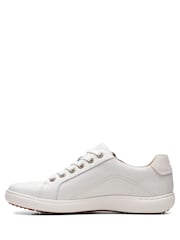 Clarks White Nalle Lace Shoes - Image 2 of 7