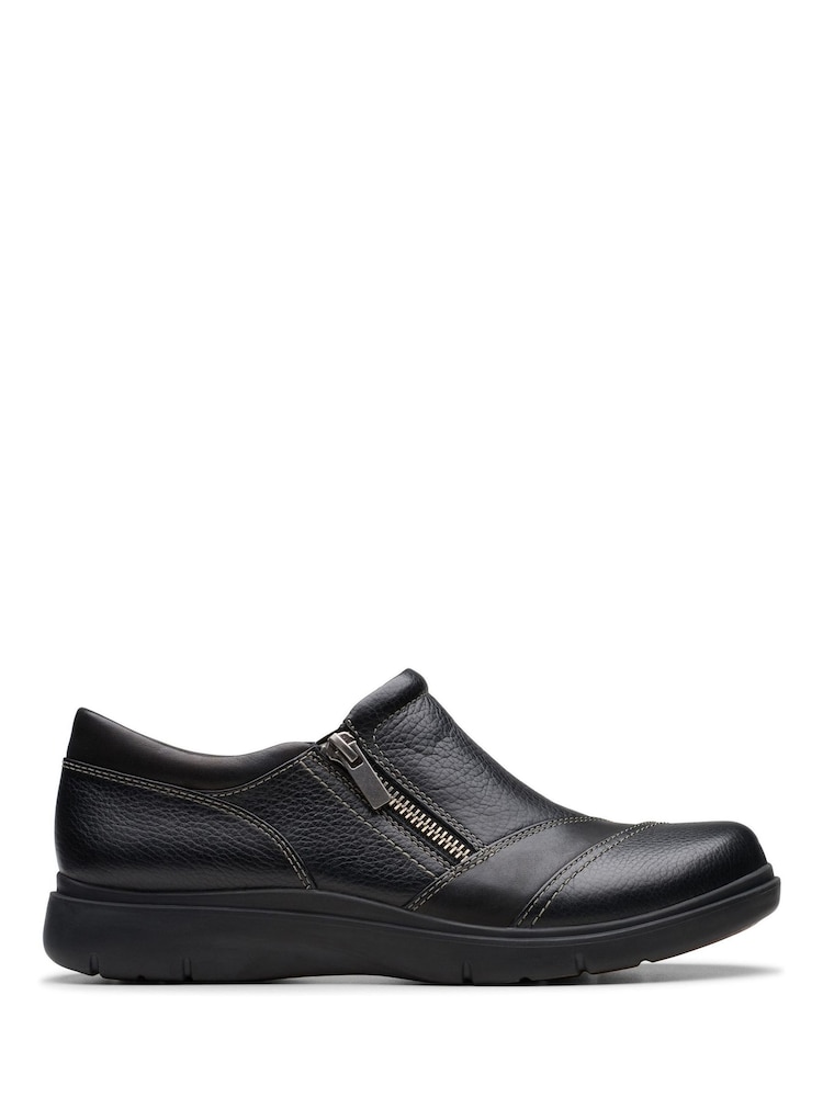 Clarks Black Certina Pure Shoes - Image 1 of 7