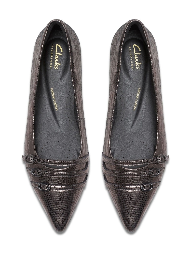 Clarks Metallic Sensa15 Strap Shoes - Image 6 of 6