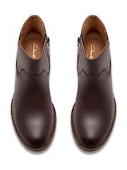 Clarks Brown Kastela Top Boots - Image 4 of 6