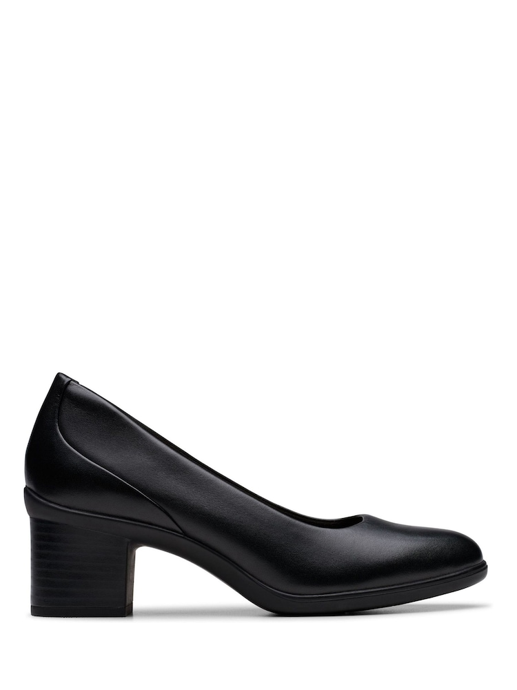 Clarks Black Shaya Poppy Shoes - Image 1 of 6