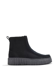 Clarks Black Torhill Cozy Boots - Image 1 of 6