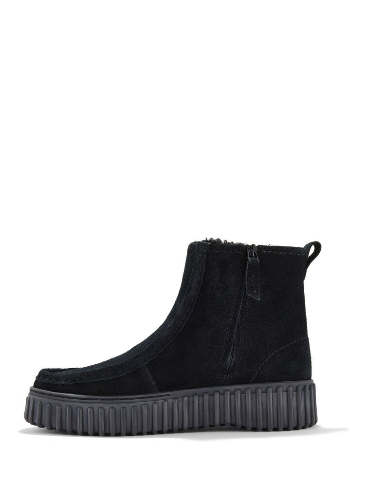 Clarks Black Torhill Cozy Boots - Image 2 of 6