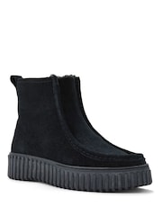 Clarks Black Torhill Cozy Boots - Image 3 of 6