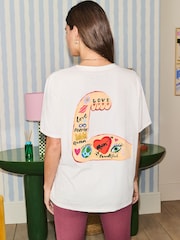 Eleanor Bowmer White Mum T-Shirt - Image 2 of 3