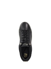 Dune London Black Elli Material Mix Cupsole Trainers - Image 4 of 5