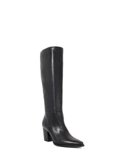 Dune London Black Tenna Smart Knee High Boots - Image 4 of 6