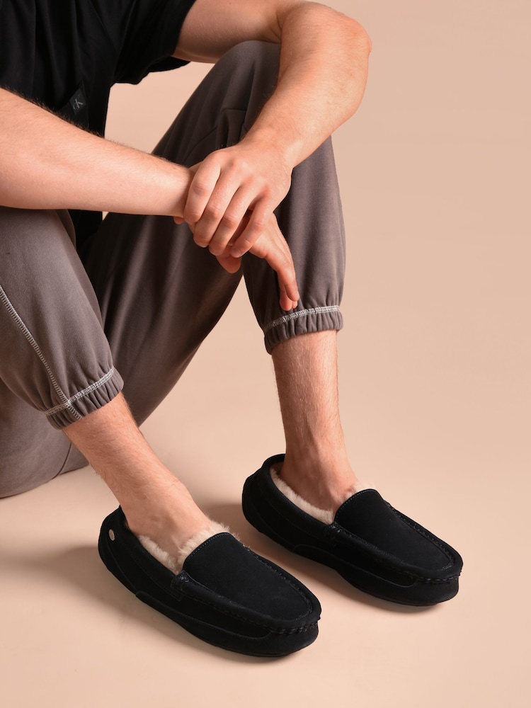 Just Sheepskin Mens Harry Sheepskin Slipper - Image 1 of 5