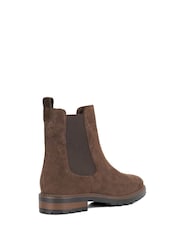 Dune London Brown Poema Chelsea Gusset Boots - Image 3 of 5