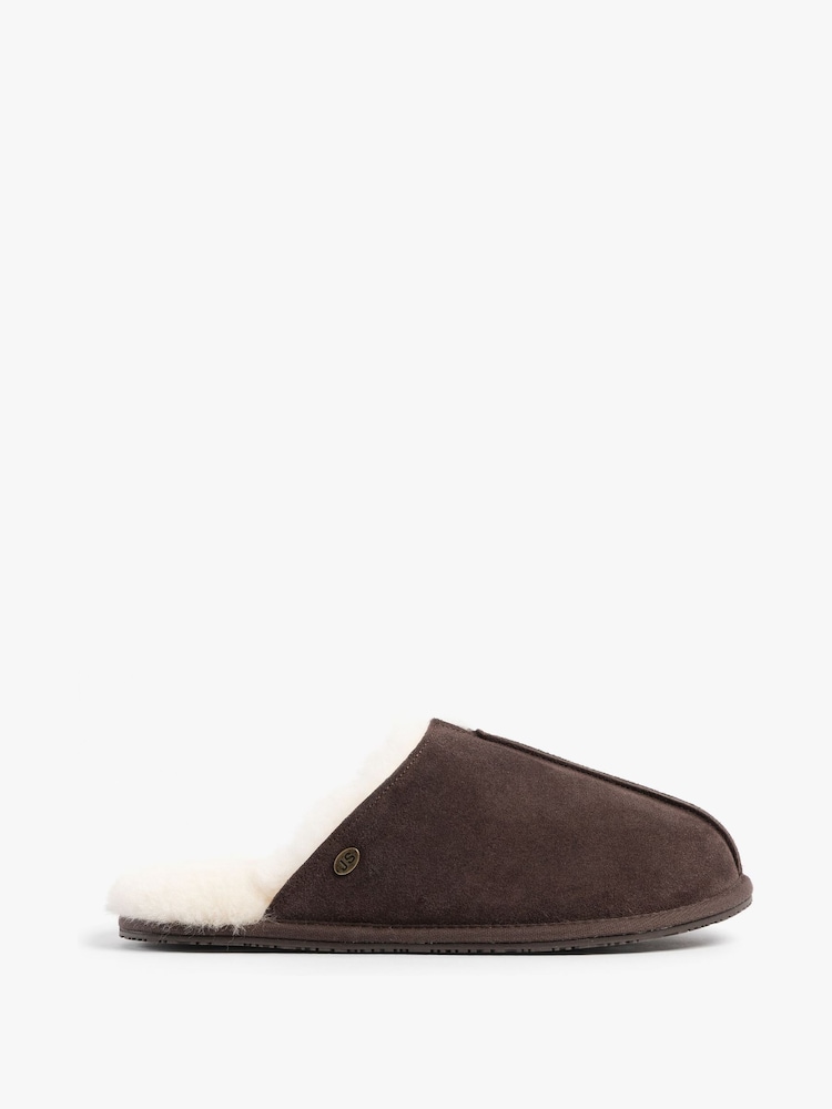 Just Sheepskin Mens Jude Sheepskin Slipper - Image 2 of 5