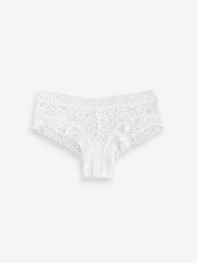 Victoria's Secret Black/Nude/White Cheeky 4 Pack Knickers - Image 2 of 6