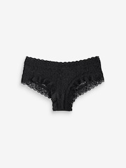 Victoria's Secret Black/Nude/White Cheeky 4 Pack Knickers - Image 7 of 8