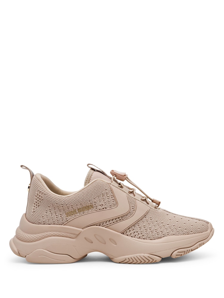 Steve Madden Nude Main ST.E Runner Trainers - Image 1 of 4