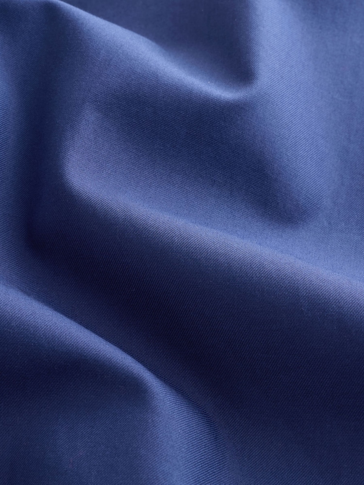 Blue Regular Fit 100% Cotton N.Premium Twill Smart Shirt - Image 8 of 8