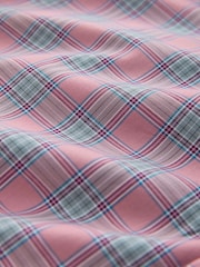 Pink Regular Fit N. Premium 100% Cotton Smart Check Long Sleeve Shirt - Image 8 of 8