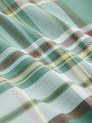 Green Madras Check - Reguläre Passform - Bügelleichtes, kurzärmeliges Oxford-Hemd mit Knopfleiste - Bild 12 von 12