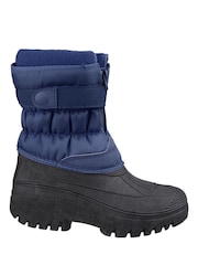 Cotswolds Blue Chase Touch Fastening and Zip Up Winter Boots - Image 1 of 4