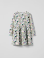 Polarn O. Pyret Green Unicorn Print Dress - Image 1 of 4