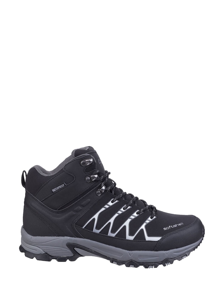 Cotswolds Abbeydale Mid Hiker Black Boots - Image 1 of 4