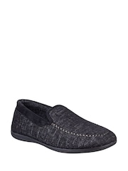 Cotswolds Stanley Loafer Black Slippers - Image 3 of 4