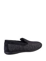 Cotswolds Stanley Loafer Black Slippers - Image 4 of 4