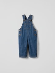 Polarn O. Pyret Cotton Denim Dungarees - Slika 1 iz 5
