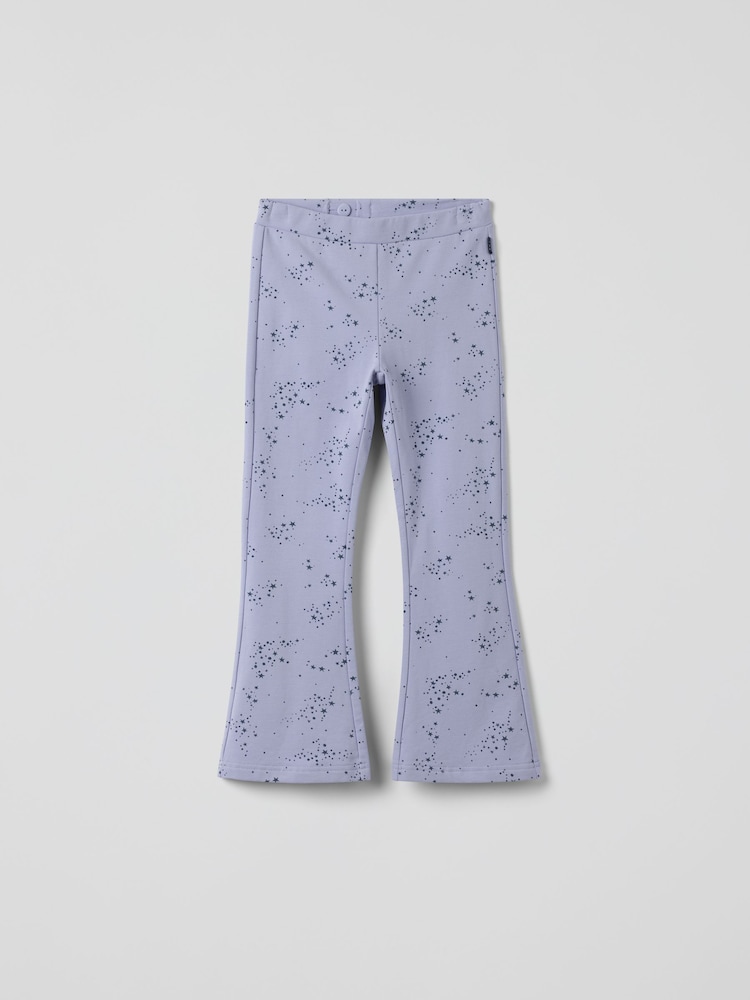Polarn O. Pyret Cotton Star Print Flared Trousers - صورة 1 من 3 Polarn O. Pyret Cotton Star Print Flared Trousers - صورة 1 من 3