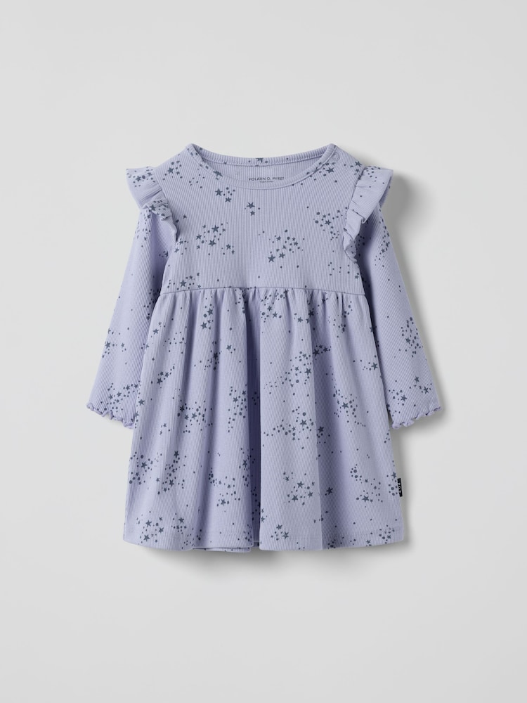 Polarn O. Pyret Cotton Lavender Print Dress - صورة 1 من 3 Polarn O. Pyret Cotton Lavender Print Dress - صورة 1 من 3
