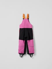 Polarn O. Pyret Pink Waterproof Padded Ski Salopettes Snowsuit - Image 4 of 8