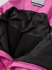 Polarn O. Pyret Pink Waterproof Padded Ski Salopettes Snowsuit - Image 7 of 8